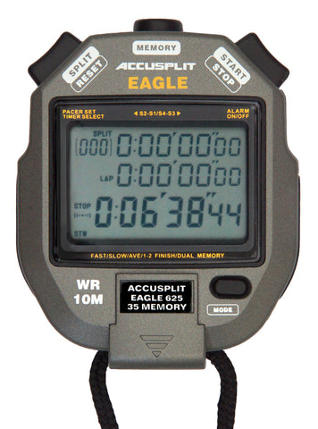AE625M35 - 30 Memory Stopwatch with Large 3 line display