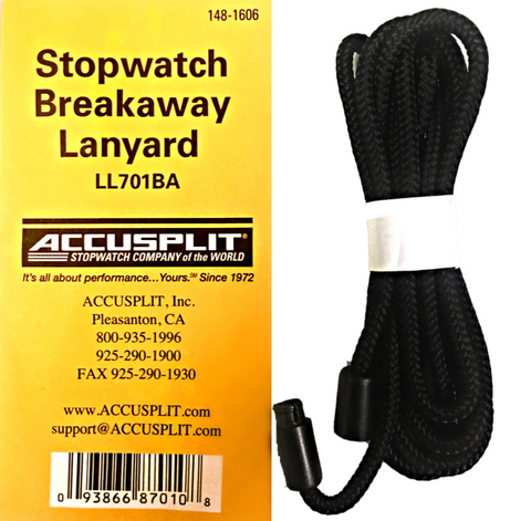 LL701BA Stopwatch Quick-Disconnect Breakaway Lanyard